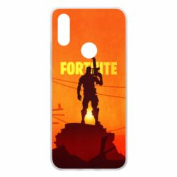 Чехол для Xiaomi Redmi 7 Fortnite minimalist silhouettes - PrintSalon