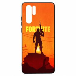 Чехол для Huawei P30 Pro Fortnite minimalist silhouettes - PrintSalon