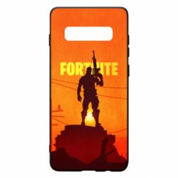 Чехол для Samsung S10+ Fortnite minimalist silhouettes - PrintSalon