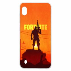 Чехол для Samsung A10 Fortnite minimalist silhouettes - PrintSalon