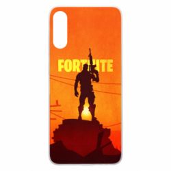 Чехол для Samsung A70 Fortnite minimalist silhouettes - PrintSalon