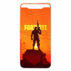 Чехол для Samsung A80 Fortnite minimalist silhouettes - PrintSalon