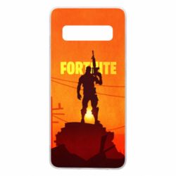 Чехол для Samsung S10 Fortnite minimalist silhouettes - PrintSalon