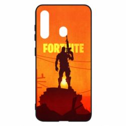 Чехол для Samsung M40 Fortnite minimalist silhouettes - PrintSalon
