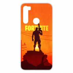 Чехол для Xiaomi Redmi Note 8 Fortnite minimalist silhouettes - PrintSalon