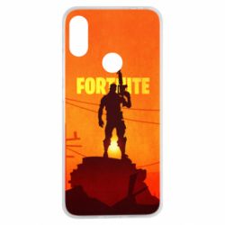 Чехол для Xiaomi Redmi Note 7 Fortnite minimalist silhouettes - PrintSalon