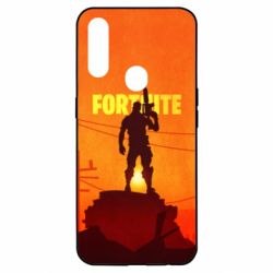 Чехол для Oppo A31 Fortnite minimalist silhouettes - PrintSalon
