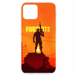 Чехол для iPhone 12 Fortnite minimalist silhouettes - PrintSalon