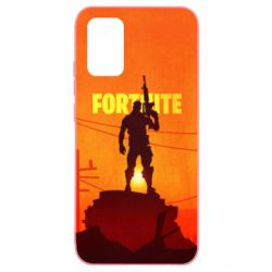 Чехол для Samsung A02s/M02s Fortnite minimalist silhouettes - PrintSalon