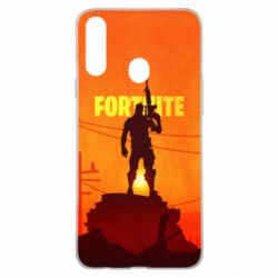 Чехол для Samsung A20s Fortnite minimalist silhouettes - PrintSalon