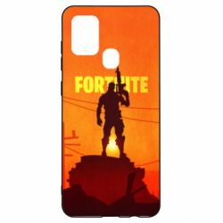 Чехол для Samsung A21s Fortnite minimalist silhouettes - PrintSalon