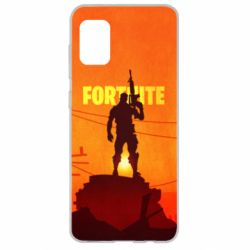 Чехол для Samsung A31 Fortnite minimalist silhouettes - PrintSalon
