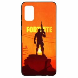 Чехол для Samsung A41 Fortnite minimalist silhouettes - PrintSalon