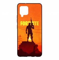 Чехол для Samsung A42 5G Fortnite minimalist silhouettes - PrintSalon