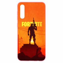 Чехол для Samsung A50 Fortnite minimalist silhouettes - PrintSalon