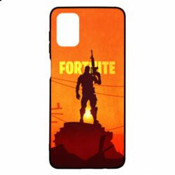 Чехол для Samsung M51 Fortnite minimalist silhouettes - PrintSalon