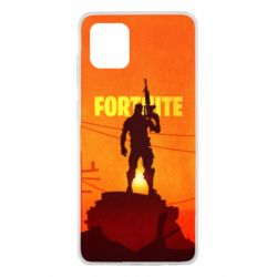 Чехол для Samsung Note 10 Lite Fortnite minimalist silhouettes - PrintSalon