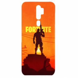 Чехол для Oppo A5/A9 2020 Fortnite minimalist silhouettes - PrintSalon
