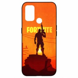 Чехол для Oppo A53/A32/A33 Fortnite minimalist silhouettes