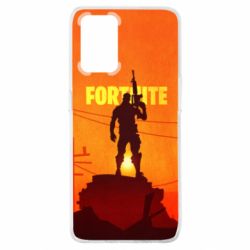 Чехол для Oppo A74 4G Fortnite minimalist silhouettes - PrintSalon
