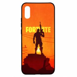 Чехол для Xiaomi Redmi 9a Fortnite minimalist silhouettes - PrintSalon