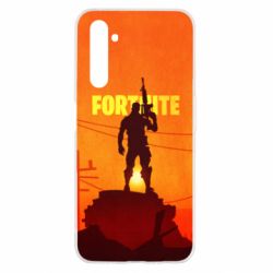 Чехол для Realme 6 Fortnite minimalist silhouettes - PrintSalon