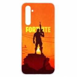Чехол для Realme 6 Pro Fortnite minimalist silhouettes - PrintSalon