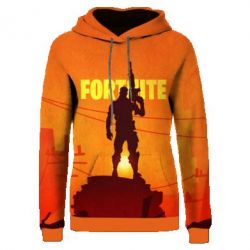 Жіноче 3D худі Fortnite minimalist silhouettes