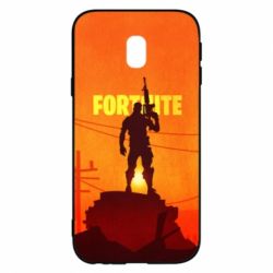 Чехол для Samsung J3 2017 Fortnite minimalist silhouettes - PrintSalon