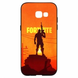 Чехол для Samsung A5 2017 Fortnite minimalist silhouettes - PrintSalon