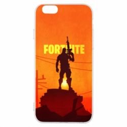 Чехол для iPhone 6/6S Fortnite minimalist silhouettes - PrintSalon