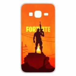 Чехол для Samsung J3 2016 Fortnite minimalist silhouettes - PrintSalon