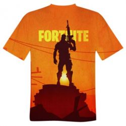 Мужская футболка 3D Fortnite minimalist silhouettes - PrintSalon