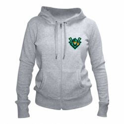 Женское худи на молнии Fortnite ninja - PrintSalon