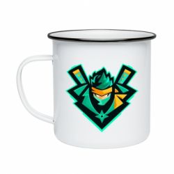 Кружка эмалированная Fortnite ninja - PrintSalon