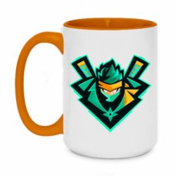 Чашка двухцветная 420ml Fortnite ninja - PrintSalon