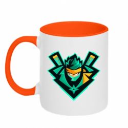 Чашка двухцветная 320ml Fortnite ninja - PrintSalon