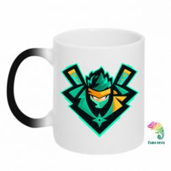 Чашка-хамелеон Fortnite ninja - PrintSalon