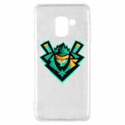 Чехол для Samsung A8 2018 Fortnite ninja - PrintSalon