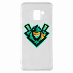 Чехол для Samsung A8+ 2018 Fortnite ninja - PrintSalon