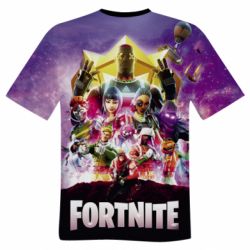 Мужская футболка 3D Fortnite poster - PrintSalon