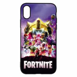Чехол для iPhone X/Xs Fortnite poster - PrintSalon