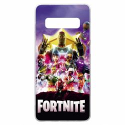 Чехол для Samsung S10+ Fortnite poster - PrintSalon