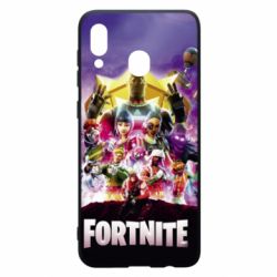 Чехол для Samsung A20 Fortnite poster - PrintSalon