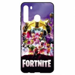 Чехол для Samsung A21 Fortnite poster - PrintSalon