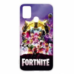 Чехол для Samsung M31 Fortnite poster - PrintSalon