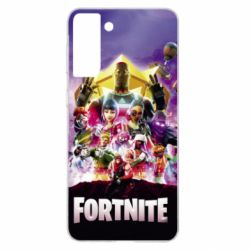 Чехол для Samsung S21+ Fortnite poster - PrintSalon