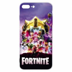 Чехол для iPhone 8 Plus Fortnite poster - PrintSalon