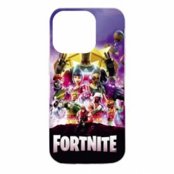 Чехол для iPhone 14 Pro Fortnite poster - PrintSalon