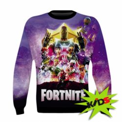 Детский 3D свитшот Fortnite poster - PrintSalon